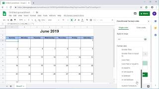 How to Create a Dynamic Monthly Calendar in Google Sheets  Template Provided [upl. by Purcell]