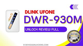 Dlink Dwr930M Blaze4G Device Unlock  Unboxing Review  Ufone Blaze4G Unlock [upl. by Rabma215]