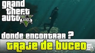 GTA V  Traje de Buceo donde encontrarlo [upl. by Cira]