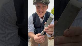 Making an oak handle for a socket chisel ireland woodwork restoration chisel sharpening [upl. by Nelag]