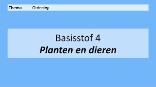 VMBO 3  Ordening  4 Planten en dieren  8e editie [upl. by Haim]