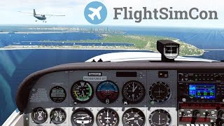 XPlane 11  In Formation for FlightSimCon 2017 [upl. by Lerat181]