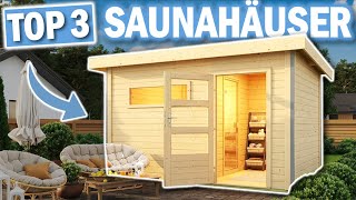 GARTEN SAUNAHÄUSER Die 3 Besten Modelle 2024 [upl. by Intirb522]