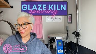 GLAZE KILN OPENING  I’m Going LIVE Join the PARTY 🎉 [upl. by Suiraj933]