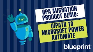 RPA Migration  UiPath to Microsoft Power Automate [upl. by Paluas]