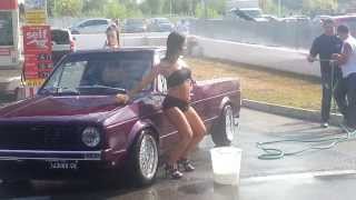 sexy car wash sorelle ramonda [upl. by Weinberg]