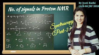 Number of signals in Proton NMR Organic Spectroscopy Part2NMR Spectroscopy in Hindicsirnetgate [upl. by Beeson735]