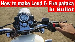 How to make Pataka Sound with your Royal Enfield Bullet [upl. by Sven]