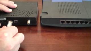 How to Connect a Cable modem to a Router [upl. by Sajet397]