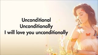 Katy Perry  Unconditionally KaraokeInstrumental with lyrics [upl. by Merton408]