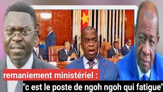 voici le remaniement ministériel qui a mystérieusement disparu dans les bureaux à Etoudi [upl. by Nich]