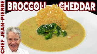 How To Make Broccoli Cheddar Soup  Chef JeanPierre [upl. by Leahcimnaj]