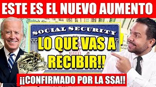 YA APROBADO Aumento a los pagos de SSI desde el 1 de Octubre Por la Adm del Seguro Social [upl. by Paske69]