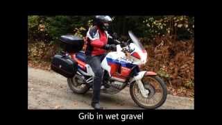 Honda XRV 750 Africa Twin with Mitas E07 [upl. by Teddi]