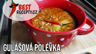 GULÁŠOVÁ POLÉVKA 🌶 Nejlepší gulášovka z mletého masa 👌 [upl. by Leavy]