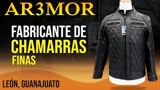 Aremor Fábricante de chamarras de piel fina en León Guanajuato México jacket leather fabric mx [upl. by Orlan]