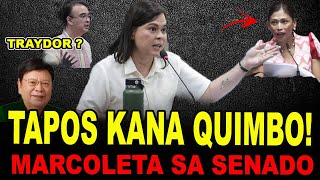 LUPIT NI MARCOLETA TAPOS KANA QUIMBO BBM AT SARA PAG AAYUSIN NI CHAVIT  DUTERTE LABAN [upl. by Dulcle278]