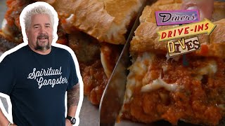 Top 5 MostINSANE Hot Dogs Guy Fieri Has Tried on Diners DriveIns and Dives  Food Network [upl. by Colman812]