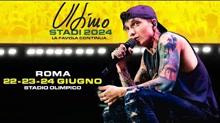 Ultimo quotStadi 2024quot I Concerti di Roma  Live at quotStadio Olimpicoquot Roma 222324 Giugno 2024 [upl. by Akcemat]