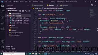How to Upload Multiple Files in Multiple Form Fields in Nodejs and Express Using Multer Library [upl. by Durr]