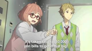 Kyoukai no Kanata  Bonsai Scene [upl. by Nwahsear]