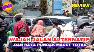 Wisatawan kejebak macet di jalan alternatif dan Raya Puncak Bogor [upl. by Devora562]