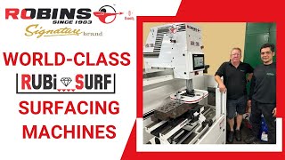 Robins WorldClass Rubi Surf Surfacing Machines robinsmachines enginerebuilding [upl. by Anelahs]