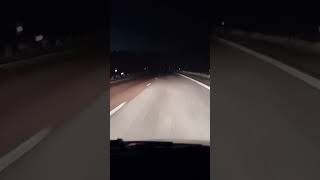 HIGHWAY SWEDEN MARIEFRED TO NYKVARN BY NIGHT sweden highway carride night [upl. by Aivlys]