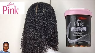 LUSTERS PINK GEL ON NATURAL HAIR  THROWBACK GEL I USED A KID [upl. by Shing169]