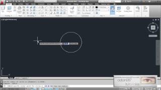 Autocad hacer circulos concentricos [upl. by Rehotsirk]