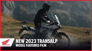 2023 XL750 Transalp Model Features  Adventure Motorcycle  Honda [upl. by Sisto205]