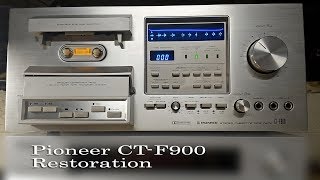 Restoring a vintage Pioneer CTF900 Cassette Player [upl. by Menken]