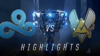 C9 vs VIT  Worlds Groups Stage Day 5 Match Highlights 2018 [upl. by Nedle]