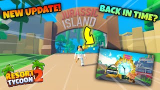 I completed the Jurassic Island Update in Resort Tycoon 2 🦖 [upl. by Astra]