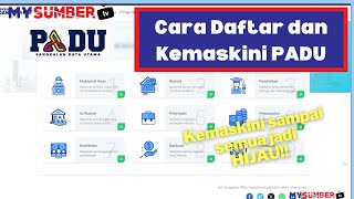 Cara Daftar PADU amp Kemaskini Maklumat Perlu Ke Daftar Padu dan Bila Tarikh Tutup Ini Penjelasannya [upl. by Cassella]