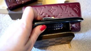 Viewer Request What fits inside of a Louis Vuitton Zippy Coin Purse Wallet Review [upl. by Sybley919]