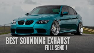 BEST SOUNDING Exhaust For The E90 M3  Valvetronic Exhaust For Atlantis Blue E90 M3 [upl. by Hairim]