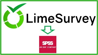 LimeSurvey Export der Umfrageergebnisse in SPSS [upl. by Ashmead]