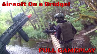 We BUILT a BRIDGE Then played AIRSOFT on it  FULL event GAMEPLAY 2 with a SCOPE CAM [upl. by Claude]