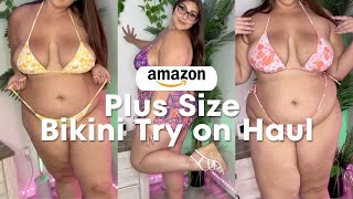 Plus Size Amazon Bikini Try On Haul [upl. by Meyeroff]