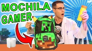 Qué Hay en LA MOCHILA DE UN GAMER  Curiosidades con Mike [upl. by Abbottson]