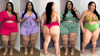 Curvy Fashion Try On Haul 🔥 Plus size fashion trends 👙 [upl. by Alisun]