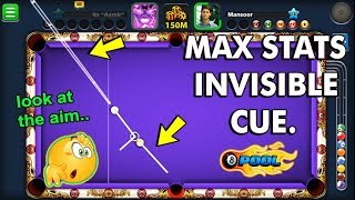 I FINALLY FOUND A MAX STATS INVISIBLE CUE IN 8 BALL POOLits incredible [upl. by Hut36]