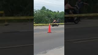 GTA Female rider intentionally enters bike course of Ironman 703 triathlon in Davao City [upl. by Knox]