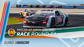 Full Race EuroNASCAR PRO Round 01  NASCAR GP Spain 2024 [upl. by Ahsieni]