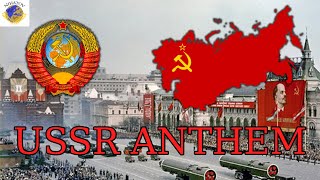 Historical Anthem National Anthem of Soviet Union USSR  1977 Version [upl. by Kellene]