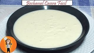 Bechamel Casera Fácil  Receta de Cocina en Familia [upl. by Podvin]