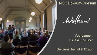 Live uitzending kerkdienst zondagmorgen 15092024  NGK Dokkum  Driesum [upl. by Sherris]