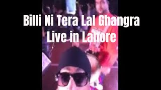 Billo Ni Tera Lal Ghagra Acoustic version live on stage in Lahore [upl. by Giff]