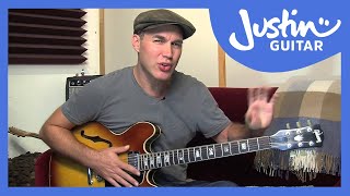 How to Tune Your Guitar To Drop D Tuning  Guitar Lesson ES021 [upl. by Ydniw946]